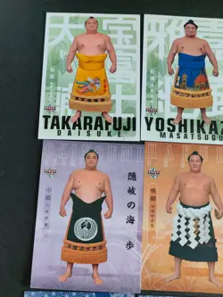 HAKUHO Sho YOKOZUNA BBM 2020 Sumo Wrestling card Takarafuji Takakeisho lot eb108 - Image 4