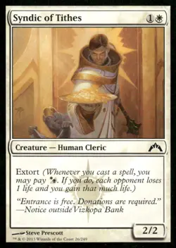 Syndic of Tithes Gatecrash MTG Magic the Gathering card - Image 1
