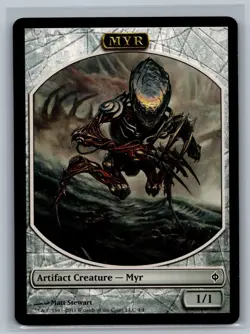 Magic The Gathering New Phyrexia 4x Myr Token #4/4 MTG TCG CCG Playset - Image 1
