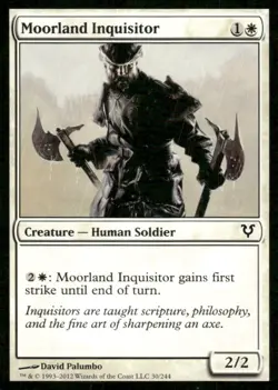Moorland Inquisitor Avacyn Restored MTG Magic the Gathering card - Image 1