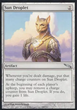Sun Droplet - Medium Play MTG Mirrodin - Image 1