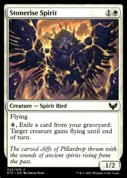 Stonerise Spirit 032/275 Strixhaven MTG Magic the Gathering card - Image 1