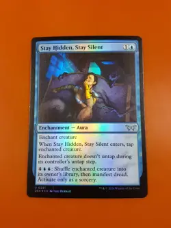 1x Stay Hidden, Stay Silent (0291) | FOIL | Duskmourn: House of Horror | MTG - Image 3
