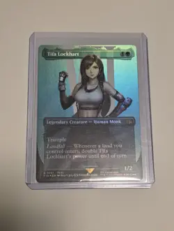 Tifa Lockhart FOIL Borderless Final Fantasy NM MTG - Image 3