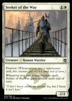 Seeker of the Way 022/269 Khans of Tarkir MTG Magic the Gathering card - Image 1