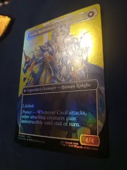 Magic: Final Fantasy MTG Cecil Dark Knight Redeemed Paladin Rare Foil 0380 - Image 3