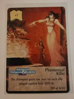 TSR Spellfire CCG 1st Ed. PHANTASMAL KILLER Card #381 of 400 AD&D 1994 - Image 1