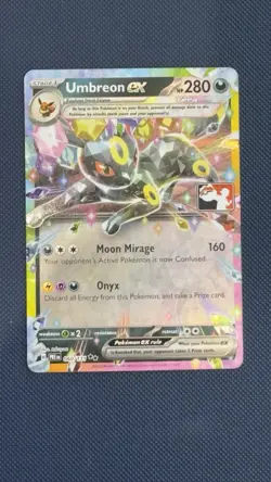 Play! Pokemon Prize Pack Series 7 Prismatic Evolutions 060/131 Umbreon ex MINT - Image 1