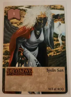 TSR Spellfire CCG 1st Ed. TYSILN SAN Card #163 of 400 Greyhawk Adventures - Image 1