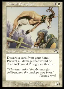 Trained Pronghorn Judgement MTG Magic the Gathering card - Image 1