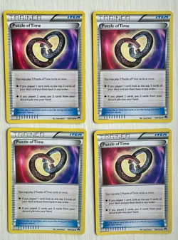 Puzzle of Time XY BreakPoint 109-122 Pokemon Card Playset (4x) - Image 1