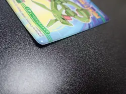 Pokemon Bandai Promo Waterproof Bathroom Menko Card Shining Rayquaza #12 - Image 2