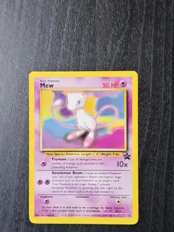 Pokemon TCG Mew #8 Black Star Promo Rare Non-Holo Card Wizards Promos - Image 1