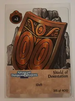 TSR Spellfire CCG 1st Ed. SHIELD OF DEVASTATION Card #315 of 400 AD&D - Image 1