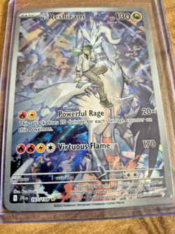 Pokemon N's Reshiram Card 167/159 Journey Together, Fresh Pack, NM/M Condition - Image 2