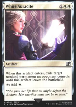 White Auracite FINAL FANTASY 41 NM MTG Magic Ship Now - Image 1