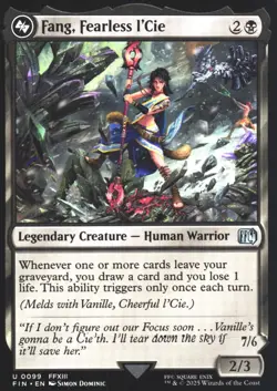 Fang, Fearless l'Cie FINAL FANTASY 99 NM MTG Magic Ship Now - Image 1