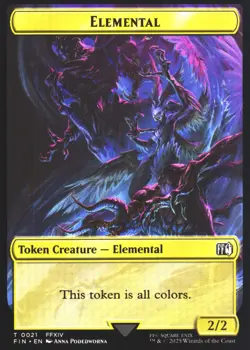 Hero (0009) // Elemental Double-Sided Token FINAL FANTASY 9 // 21 NM MTG Magic - Image 1