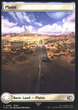 Plains () FINAL FANTASY 296 NM MTG Magic Ship Now - Image 1