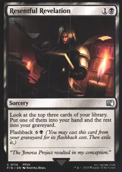 Resentful Revelation FINAL FANTASY 114 NM MTG Magic Ship Now - Image 1