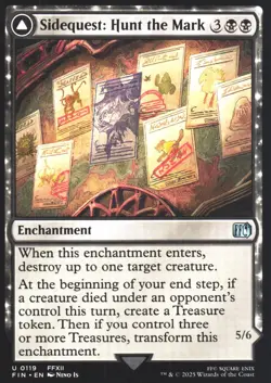 Sidequest: Hunt the Mark FINAL FANTASY 119 NM MTG Magic Ship Now - Image 1