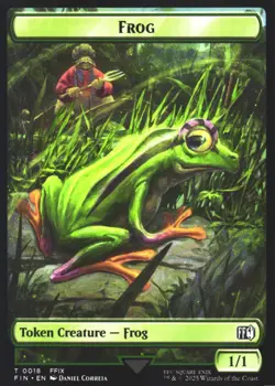 Hero (0008) // Frog Double-Sided Token FINAL FANTASY 8 // 18 NM MTG Magic Ship N - Image 2