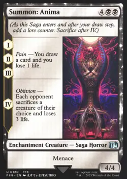 Summon: Anima FINAL FANTASY 120 NM MTG Magic Ship Now - Image 1