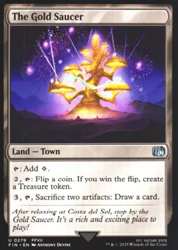 The Gold Saucer FINAL FANTASY 279 NM MTG Magic Ship Now - Image 1