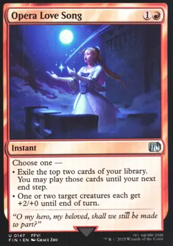 Opera Love Song FINAL FANTASY 147 NM MTG Magic Ship Now - Image 1