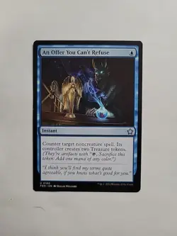 MTG - An Offer You Can't Refuse Foundations Regular U#0160 - Image 1