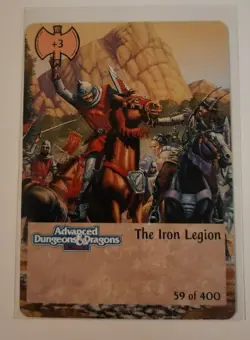TSR Spellfire CCG 1st Ed. THE IRON LEGION Card #59 of 400 AD&D - Image 1