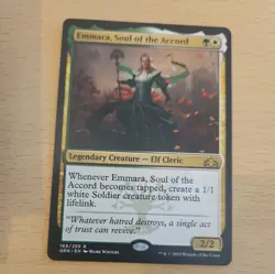 1 X MTG Magic The Gathering Guilds of Ravnica Emmara, Soul of the Accord ex con - Image 1