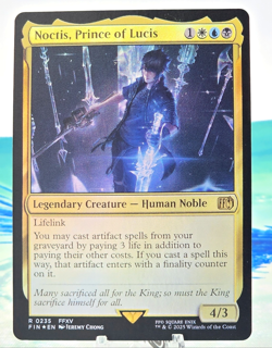 MTG Universes Beyond Final Fantasy Noctis, Prince of Lucis (Foil) 0235 - Image 1