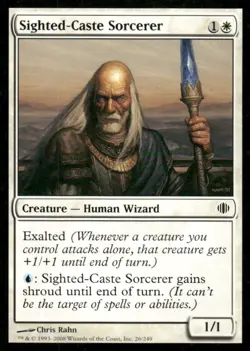 Sighted-Caste Sorcerer Shards of Alara MTG Magic the Gathering card - Image 1