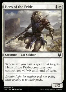 Hero of the Pride 022/254 Theros Beyond Death MTG Magic the Gathering card - Image 1