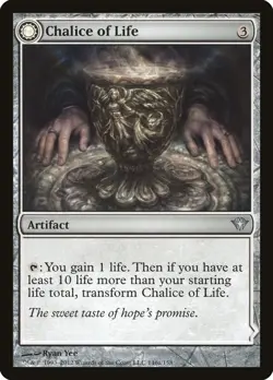 1x Chalice of Life - LP- Innistrad Block - SPARROW MAGIC mtg - Image 1