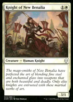 Knight of New Benalia 024/269 MTG Magic the Gathering card - Image 1