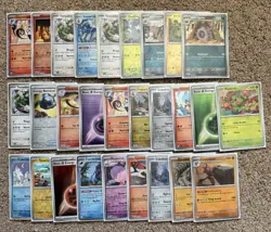 Pokemon White Flare & Black Bolt 28 Holo Card Bundle - Sleeved - Image 1