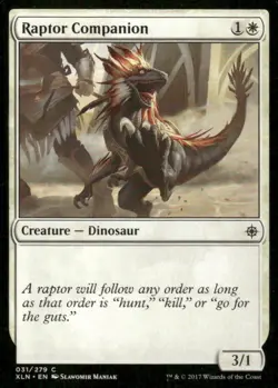 Raptor Companion 031/279 Ixalan MTG Magic the Gathering card - Image 1