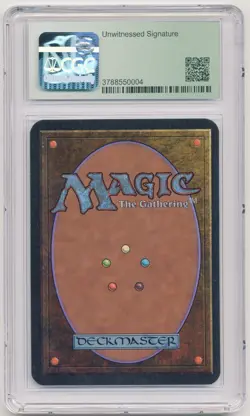 Graded Blue Signed Castle CGC 9 MINT QUAD Alpha Artist Dameon Willich MTG Magic! - Image 2