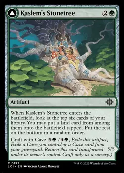Kaslem's Stonetree, The Lost Caverns of Ixalan, MTG, Common Card, 0197 - Image 1