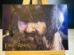 #8 Lord of The Rings The Two Towers 2002 Trading Card Prism Foil Chase Card - Image 1