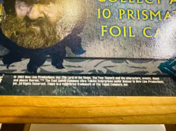 #8 Lord of The Rings The Two Towers 2002 Trading Card Prism Foil Chase Card - Image 2