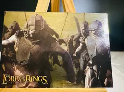 #7 Lord of The Rings The Two Towers 2002 Trading Card Prism Foil Chase Card - Image 1