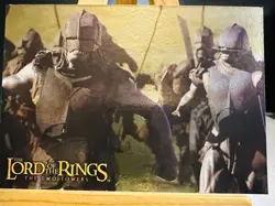 #7 Lord of The Rings The Two Towers 2002 Trading Card Prism Foil Chase Card - Image 2