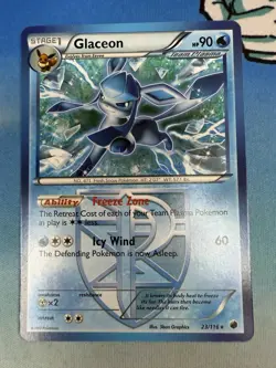 Glaceon 23/116 Plasma Freeze Non-Holo 2013 Pokemon Card - Image 1