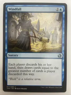 MTG Windfall Iconic Masters 077/249 Regular Uncommon-NM - Image 1