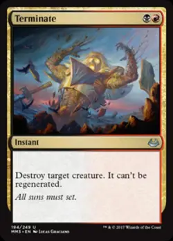 Terminate - Light Play MTG Modern Masters 2017 - Image 1