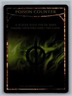 Magic MTG Mirrodin Besieged 4x Poison Counter Token TCG CCG Playset - Image 1