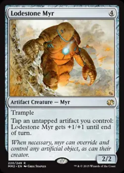 Lodestone Myr - Medium Play MTG Modern Masters 2015 - Image 1